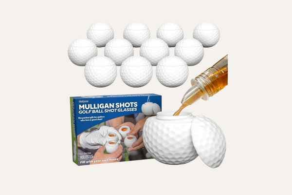Golf Ball Shot Glasses Mulligan Shots