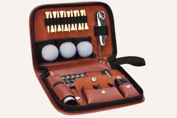 Leather Golf Accessory Gift Set