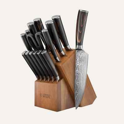 Yatoshi Professional Kitchen Knife Set 15 Pieces